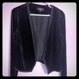 Mossimo Black Velvet Jacket size L NOWT